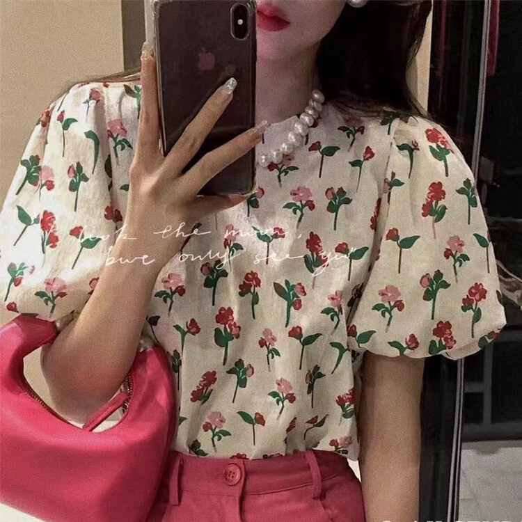 goods in stock! [mone more foam home] Korean foam sleeve comfortable small shirt 8102# HBx