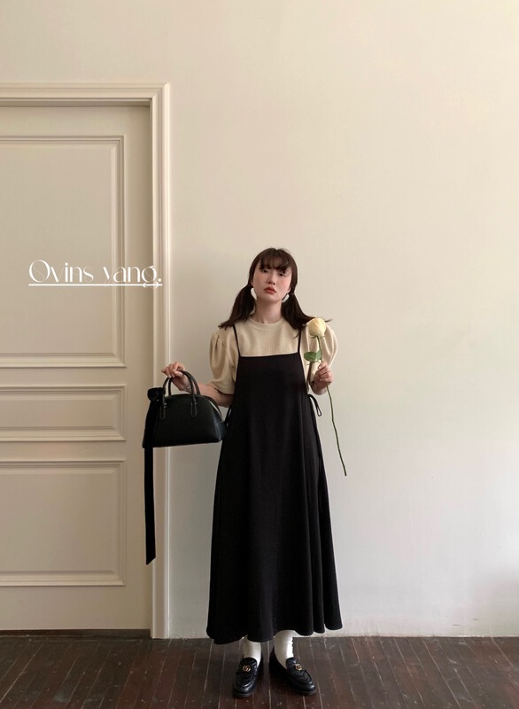 [ovinsyang] slim and tall strap dress 8655\wtt