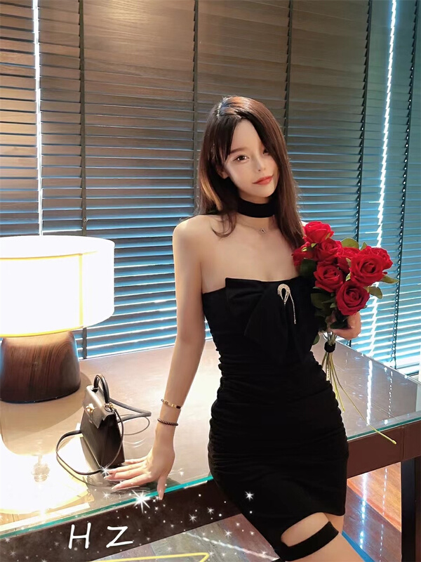 goods in stock! New in early summer! [red] hot girl sexy bra dress (with BIB) 8030# JJ