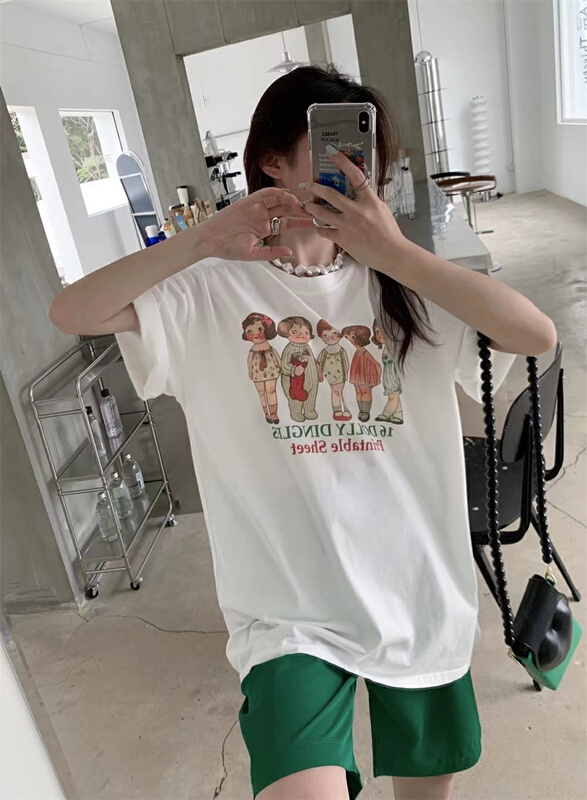 New in early summer! [eleven] Korean minority personalized short sleeve T-shirt 9037# lwy