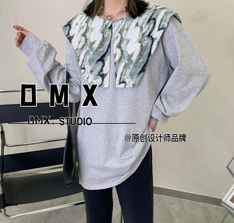 New year in early spring! [DMX] Korean versatile college style long sleeve T-shirt 6808# XYY