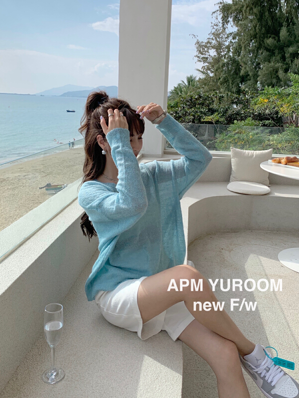New year in early spring! [APM yuroom] Korean V-neck loose knit (20% Mohair) 22510# LSL