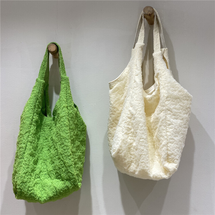 [misslan] portable vegetable basket lace shoulder bag e128# XJ