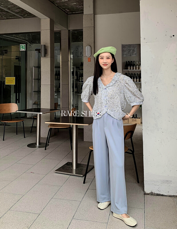 [rare she] simple, loose and versatile casual pants 5219# LSW