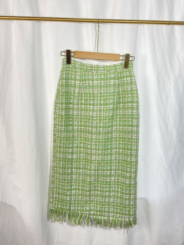 [Yi show shop] knitting a small fragrance gentle skirt 1280# Cl