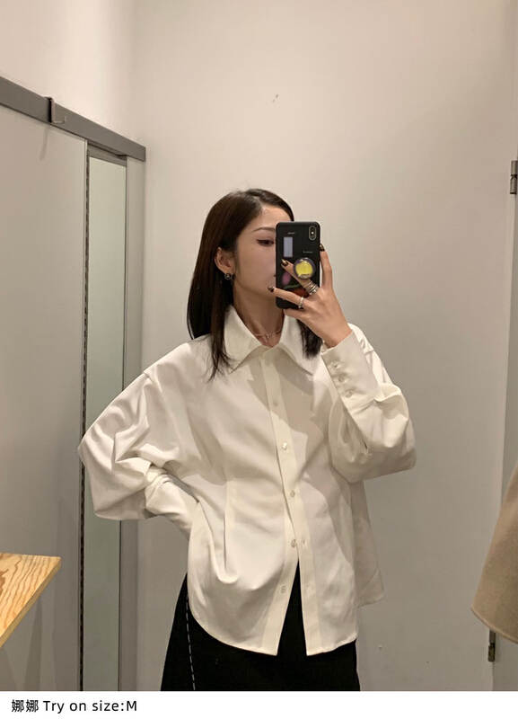 New year in early spring! [L.L studio] French Vintage Design shirt 6954# hjy