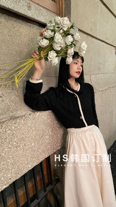 New year in early spring! [HS Korean custom] simple and comfortable color matching shirt 26085# hjy