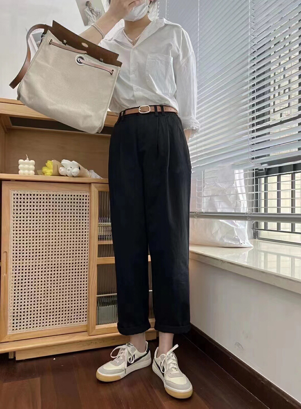 New in early summer! [M +] ultra thin breathable Korean versatile Harlan casual pants m209# CLS