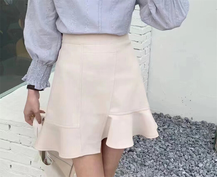 New year in early spring! [oz] Korean high waist fishtail skirt 8950# XJ