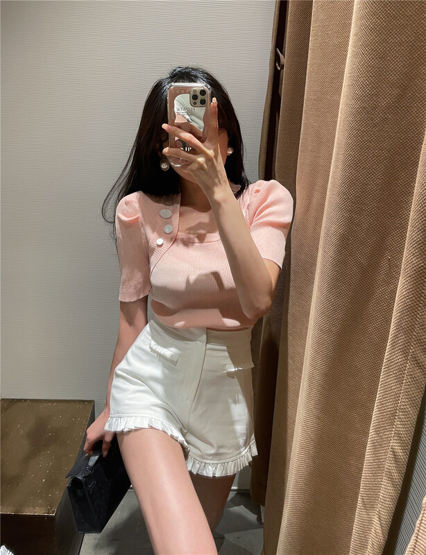 New in early summer! [angelyue] Korean design sense age reducing versatile casual shorts 097cy# LSL