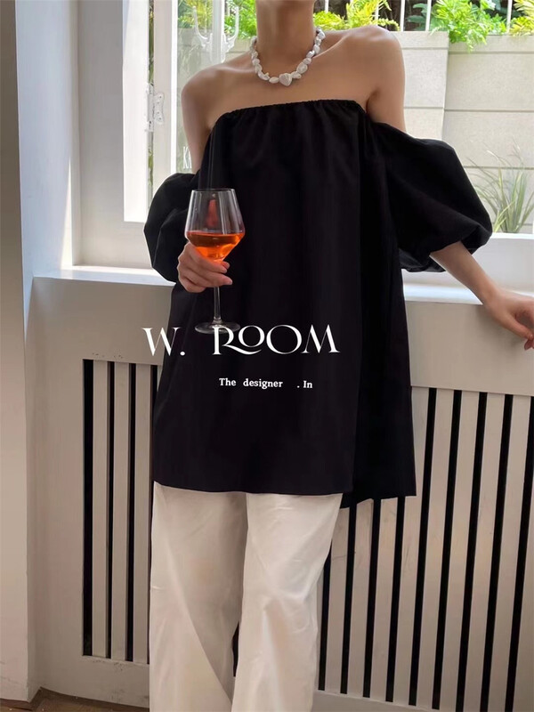 [w.room] Strapless sexy fashion dress 6316# zxl