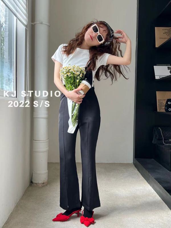 New year in early spring! [kJ] simple loose sling Jumpsuit (not including matching) 3612# zxl