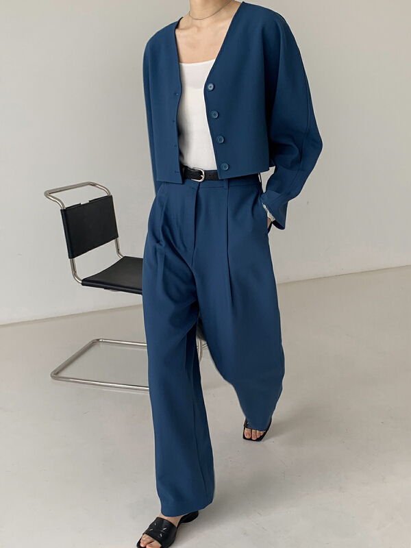 goods in stock! New year in early spring! [Hello September] Korean version simple and versatile trousers m2226# CLS