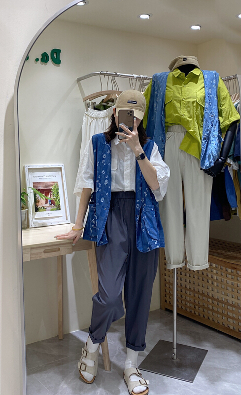 [da.7] Korean fashion loose waistcoat ys1-2589 \lsl