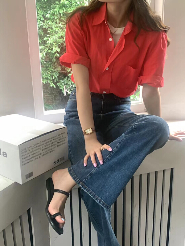 San Jennie [C oni] recommended item! Summer high quality short sleeve shirt c220-nb557# HLL
