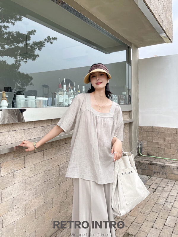 初夏上新!【RIN】簡約氣質時尚小衫  21075#  CQW