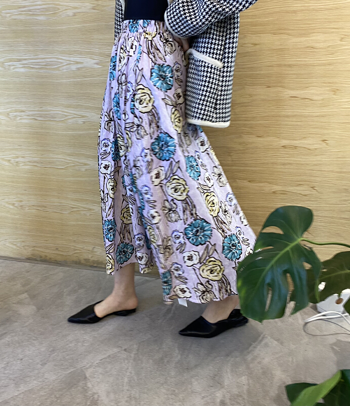 New in early summer! [zicci] fashion personalized floral skirt 1065569# lwy