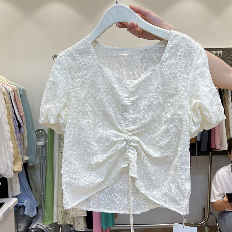 [Ze] V-neck fashion Korean shirt 8606# ll