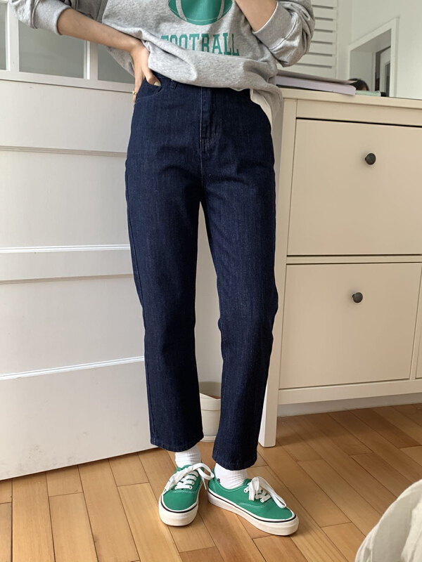 [BL] Korean versatile casual jeans 92155# cqw