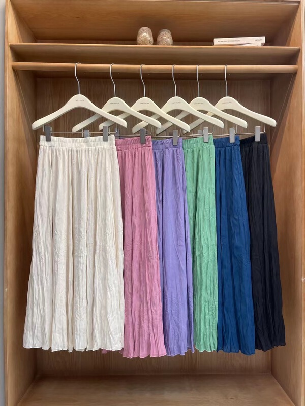 New in early summer! [Yimei] high waist, simple and slim, versatile skirt 9020# LSL