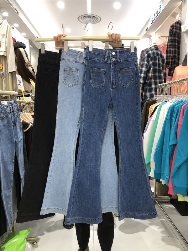 [u.she] Korean speaker slim and comfortable jeans 39252# cqw