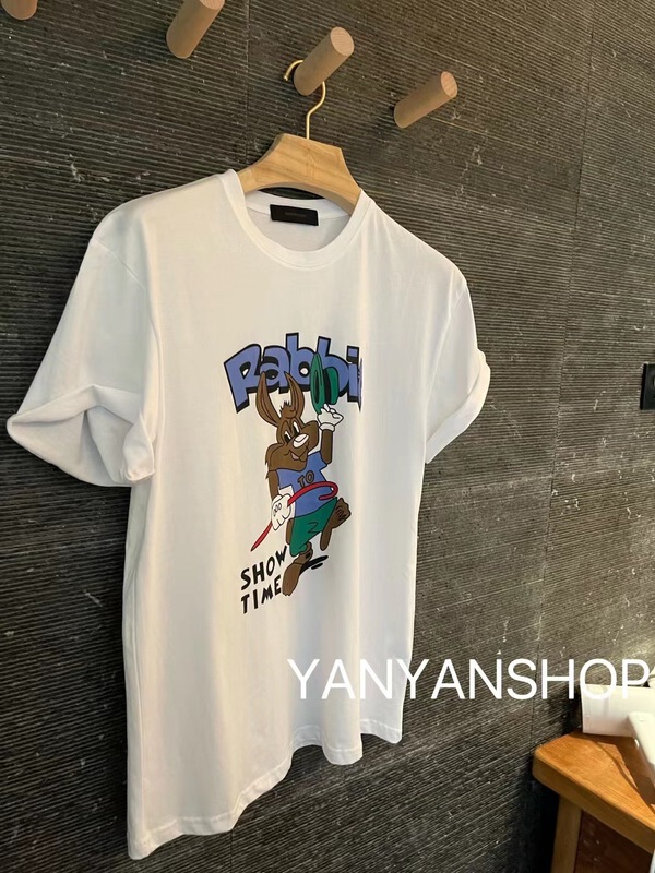 [Yanyan shop] Korean print short sleeve T-shirt 8063# hyy