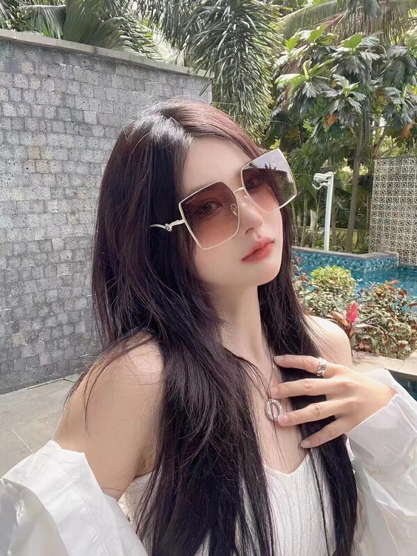 [fiber color scarf glasses] fashionable and versatile Sunglasses (randomly distributed in the box) 7238# LSL