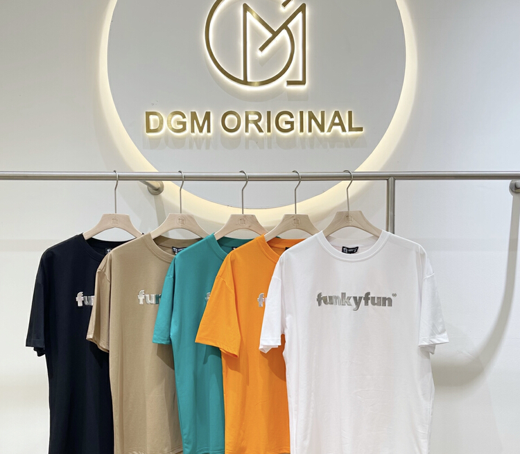 In early summer! 【 DGM 】 casual loose comfortable breathable short sleeve T-shirt 9058\zzl
