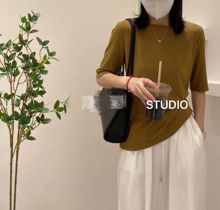 New year in early spring! [JZ jinjinjia] slim and clean comfortable short sleeve T-shirt ys1-6012# ll