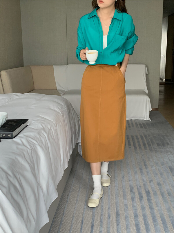 [feeding] Korean casual slim skirt 8875-a7# cqw