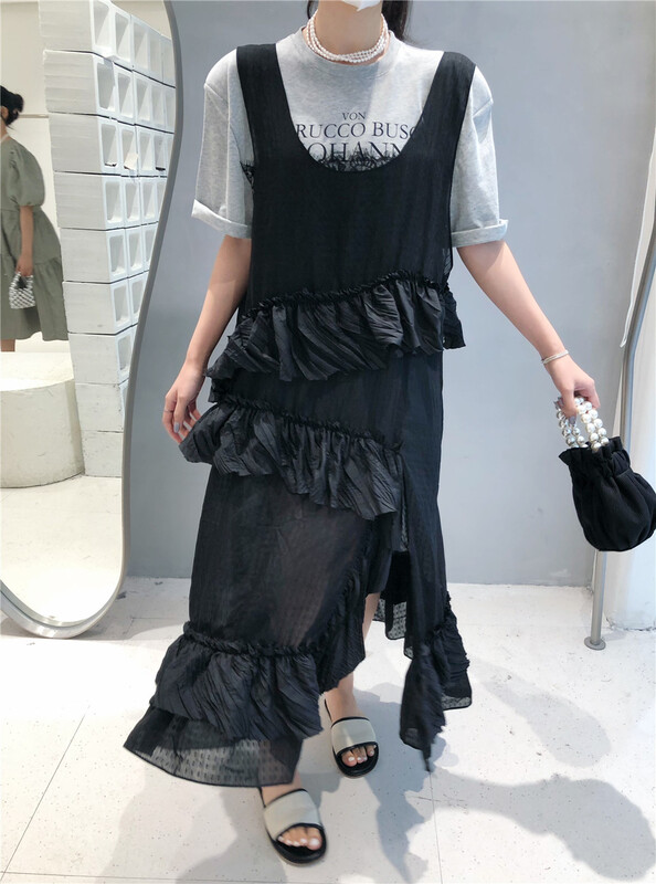 [rich rich] Korean design Ruffle sleeveless dress 9211# zyh