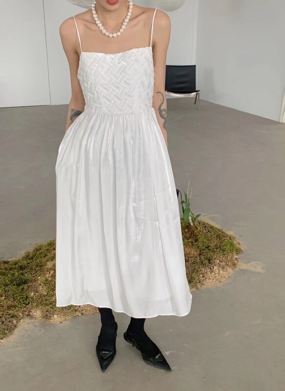 New in early summer! [ICC] glittering sleeveless suspender dress 6635# WTT