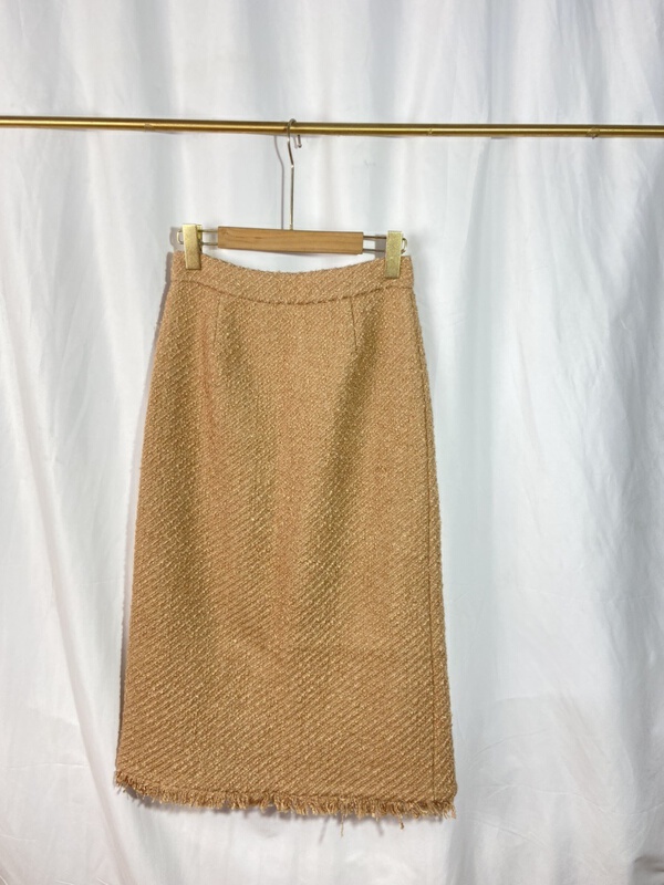 New in early summer! [yspy store] high waist woven fashion retro skirt ys1-803# Cl