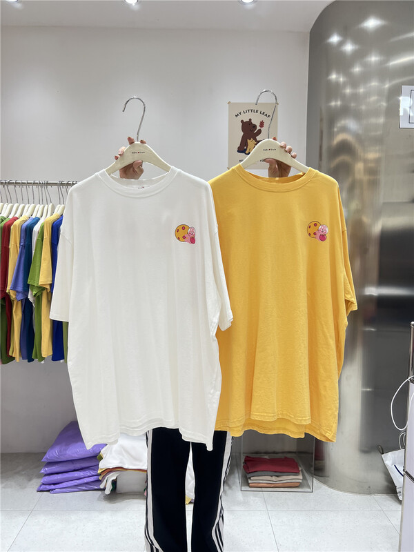 [rara] loose fit rabbit print short sleeve T-shirt 1361# LSL