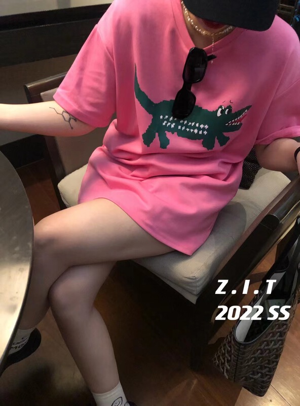 New year in early spring! [z.i.t] Korean cartoon fashion short sleeve T-shirt ts2209# zxl
