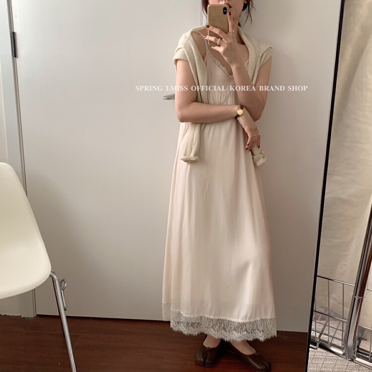 Early spring! [Imiss] lady temperament lace suspender dress (dress only) cx6266# LSW