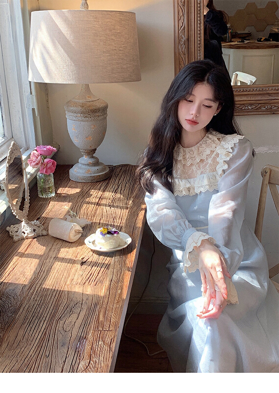 New in early summer! [LL. Studio] French retro sweet dress 7437# PCZ