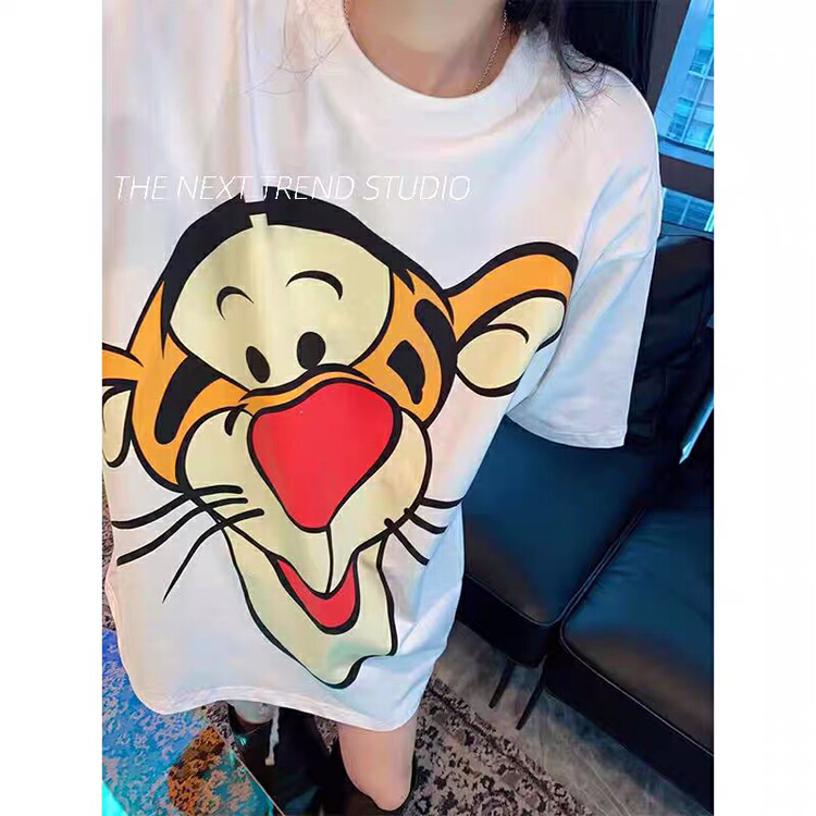 New in early summer! [ziyijia] Korean loose cartoon short sleeve T-shirt 1158# WTT