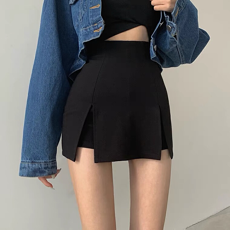 New year in early spring! [xinyuanjieyi Xinyuan garment] sexy hip wrap slit skirt pants 322# Cl