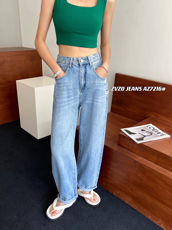 [zvzo] Korean version loose hip covering skinny boyfriend jeans az7216\cls