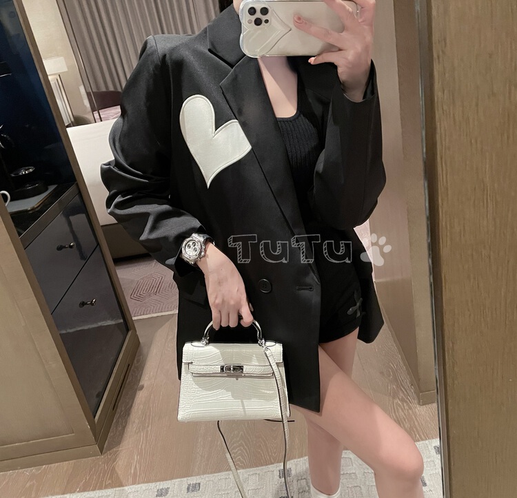 goods in stock! [Tutu] temperament love pattern loose suit 99317# cqw