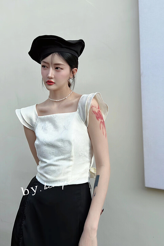 [benyan] design sense fashion temperament blouse 6018# zxx
