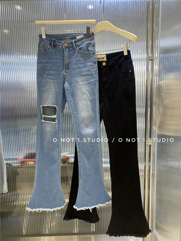 [o not 1] Vintage Jeans w407# LSW with holes