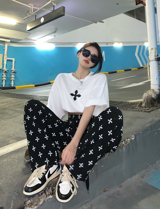 [c.h.z] straight tube wide leg loose casual pants 80087# WTT