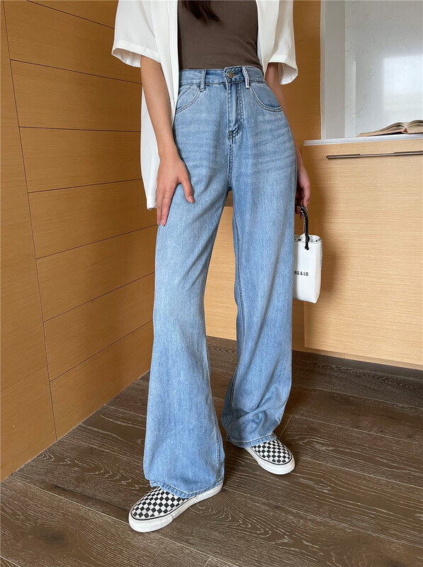 [Bobo] Korean loose casual slim super soft thin jeans ys1-1912# cqw
