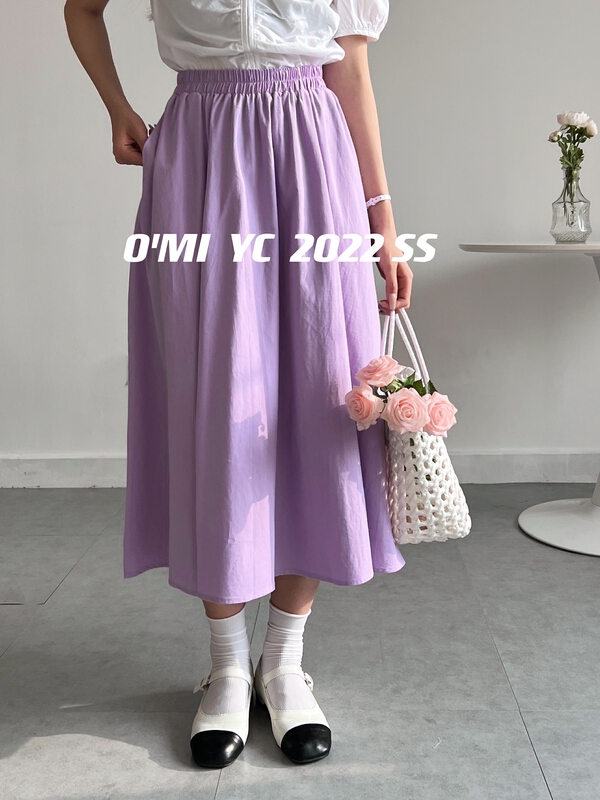 【O MI】法式蓬蓬中長半身裙  YS-5615#  HBX
