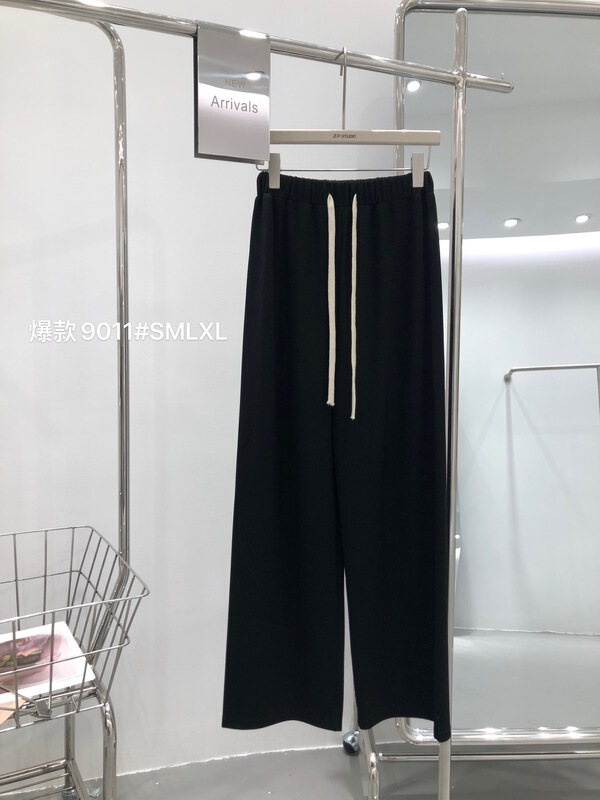 New year in early spring! [z.p studios] Korean version simple wide leg drawstring casual pants 9011# ZSY