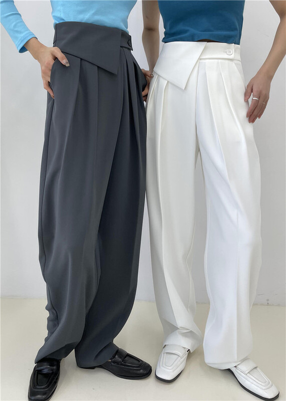 [rumu] small casual pants 2226# XYJ with waist turned design