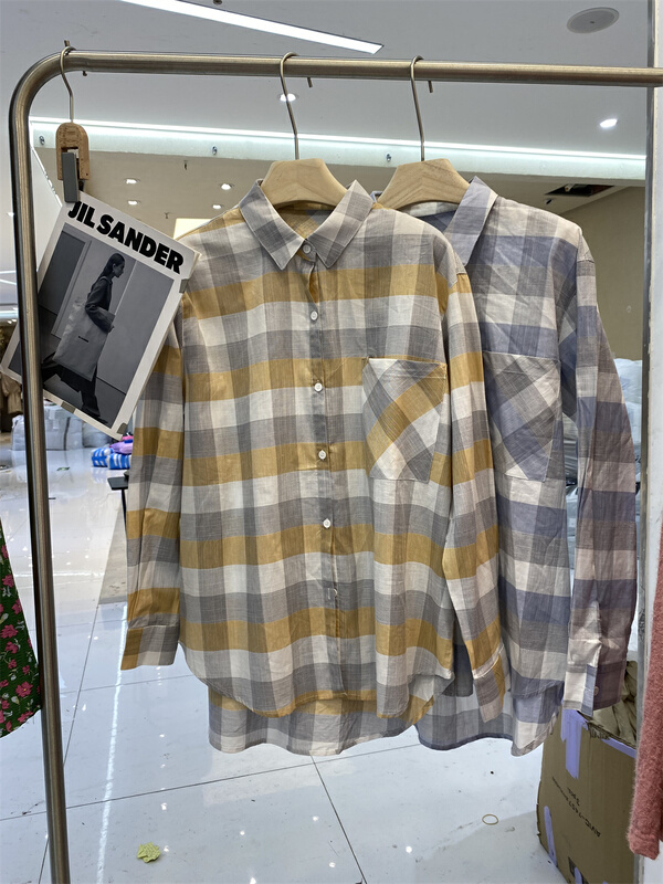 goods in stock! New year in early spring! [FW] niche design plaid shirt 3123# WPL