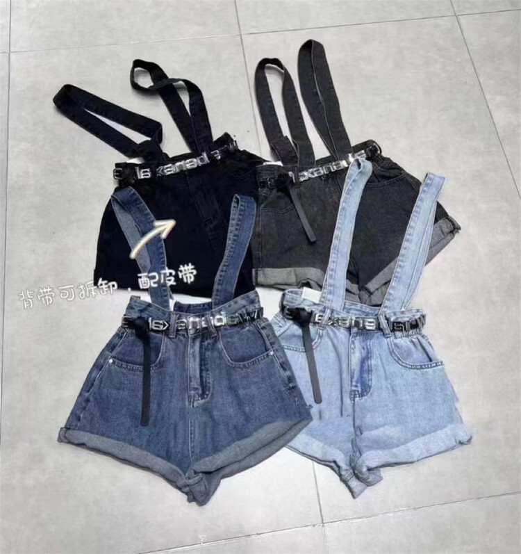 New in early summer! [by flow] design sense vintage fashion suspender pants (without belt) w369# LSW